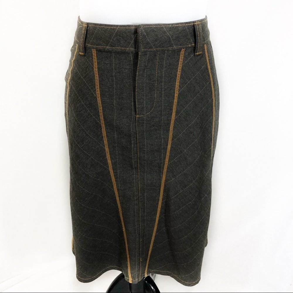 Lux Size 1 A line Skirt in Brown‎
